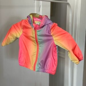 Baby Gap rainbow windbreaker style jacket